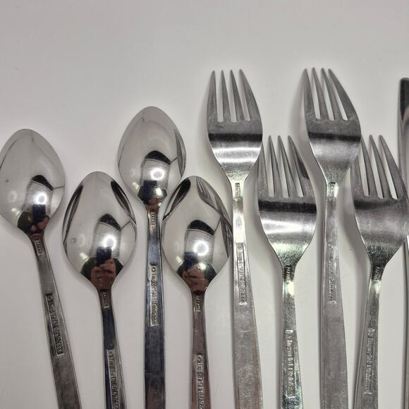 Imperial Stainless Japan 4-piece Flatware Set for 4 - IMI57 Vintage Floral - Picture 12 of 16